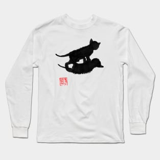 cat shadow Long Sleeve T-Shirt